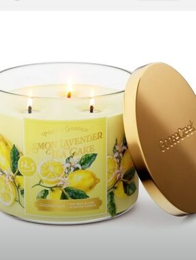 Goose Creek Lemon Lavender Tea Cake 3-Wick Candle - 🍋
